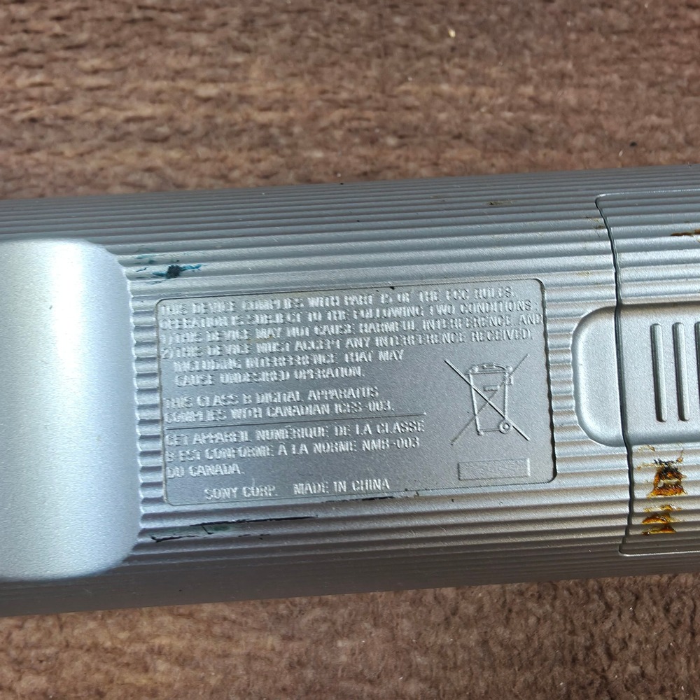 Sony Projector Remote RM-PJVW60 Silver Good Condition Picture Mode Controls - Picture 5 of 6